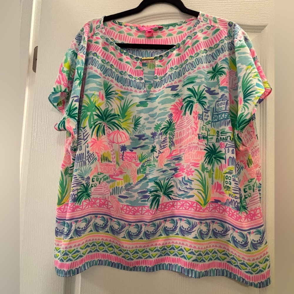 Lilly Pulitzer blouse size large